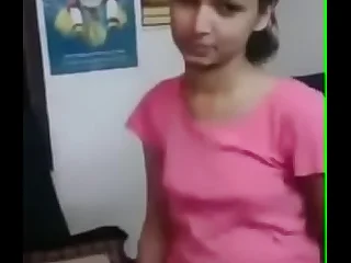 Telugu girl showing bosom