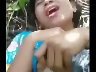 Indian Ecumenical On the spot in Forest porn video