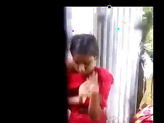 Desi municipal girl changing dres after shower - IndianHiddenCams.com