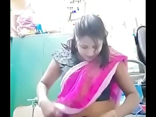 Swathi naidu exchanging saree by similar to one another boobs,body parts and getting timepiece shoot part-1